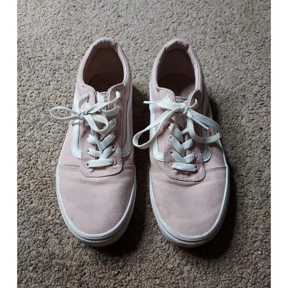 VANS Other - Girl's Size 4 US Missy Blush Pink Low Top Vans 500714 Sneakers Skate Shoes
